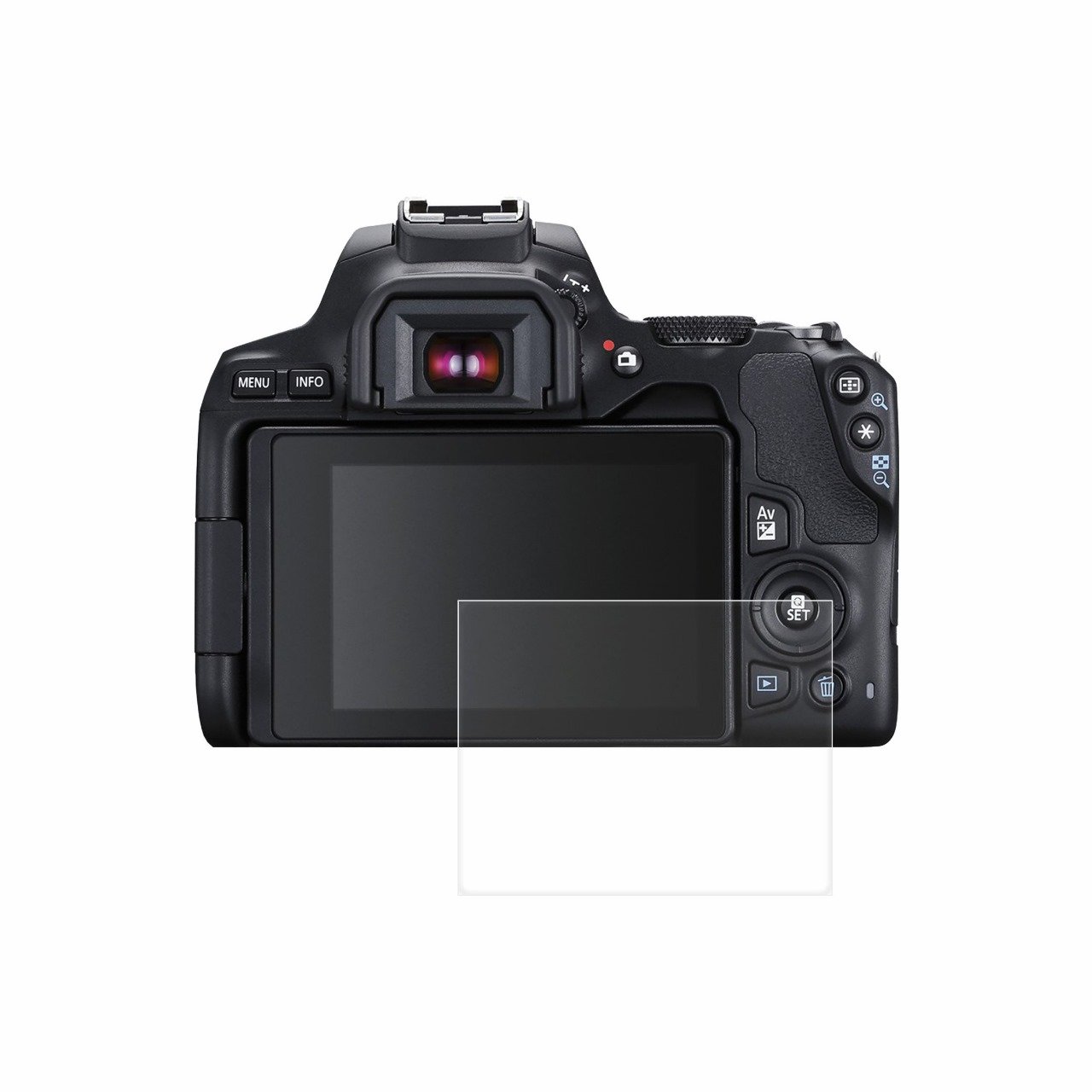 Vulcan Tough Anti-Scratch Glass Screen Protector For Canon EOS 2000D DSLR Camera