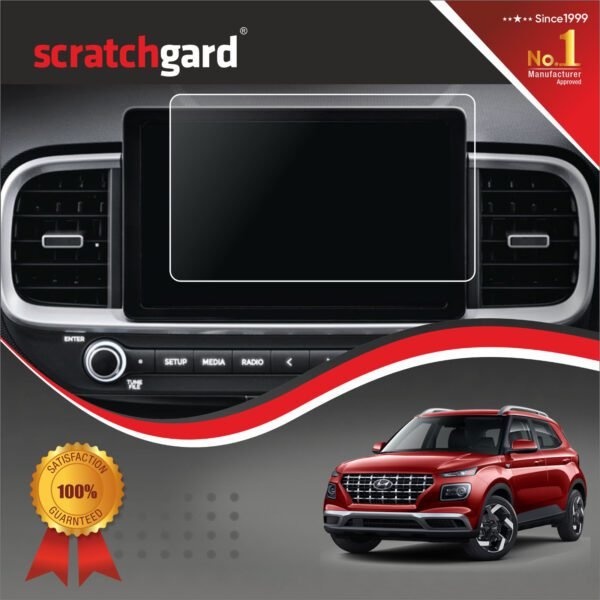 Hyundai Venue 2022 for S / S Opt / S Opt turbo models [without bezel] Screen Protector
